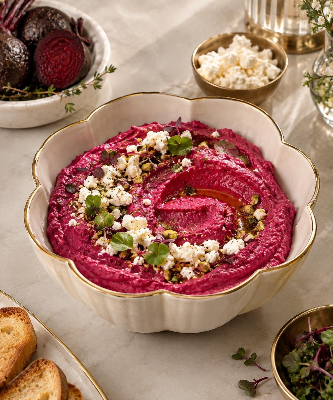 Five Dips for a Grazing Table