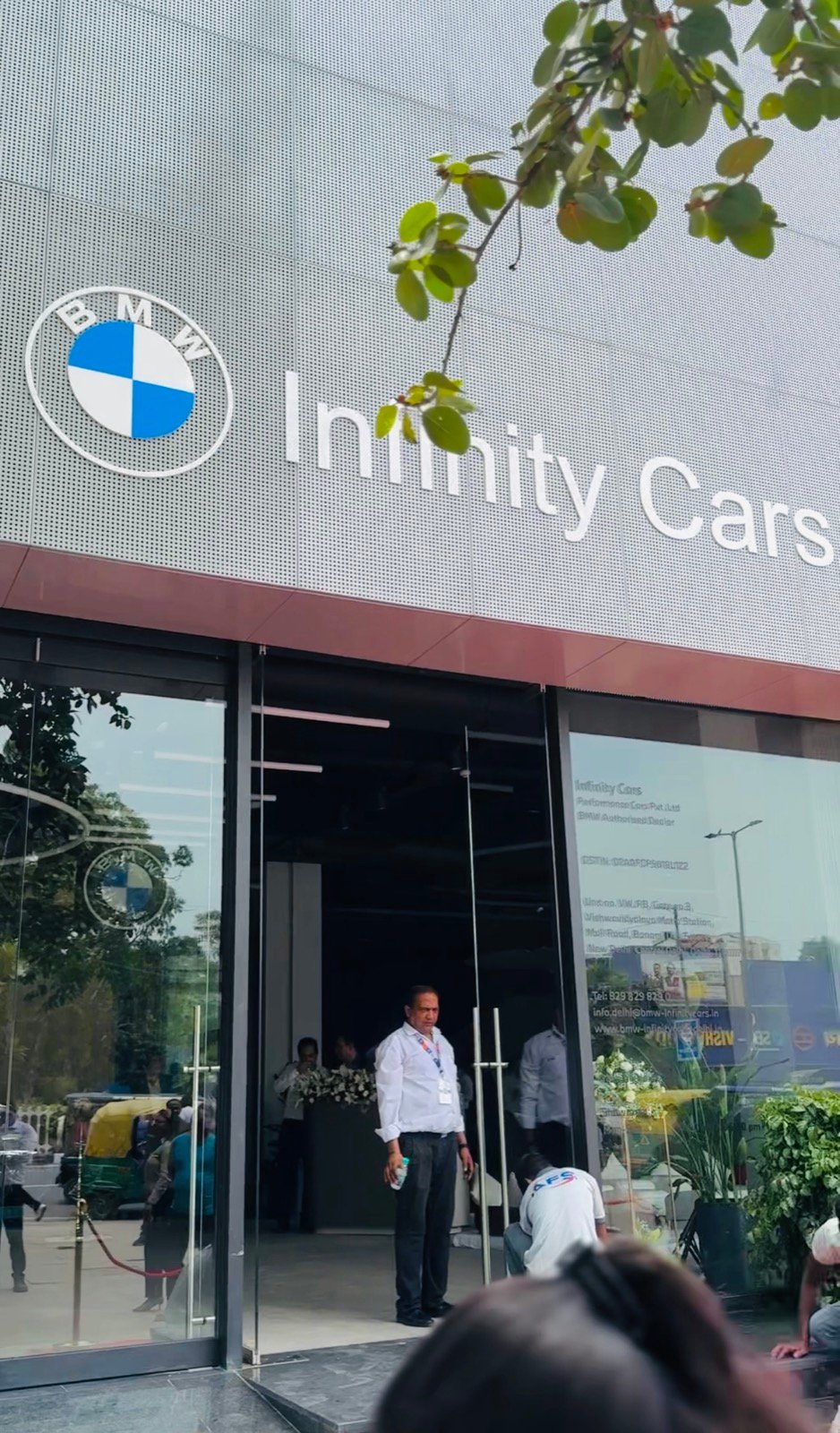BMW Infinity Cars, Civil Lines, the site of the launch.